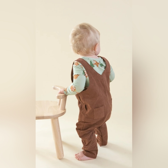 ANGEL DEAR, Corduroy Overalls, Snap Bottom, Size 18-24 Months. - Picture 2 of 9